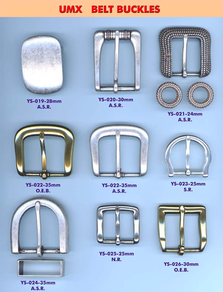 Buckle Series YS-019 to YS-026: Buckles: BELT BUCKLES: Fashion Buckles: Jeans buckles: Shoe Buckles Series