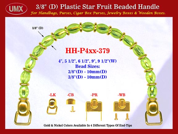 Make Cigar Box Purses Handle: Make Cigar Purses Star Fruit Beads Purse Handle: Make Box Purses Handles - HH-Pxx-379