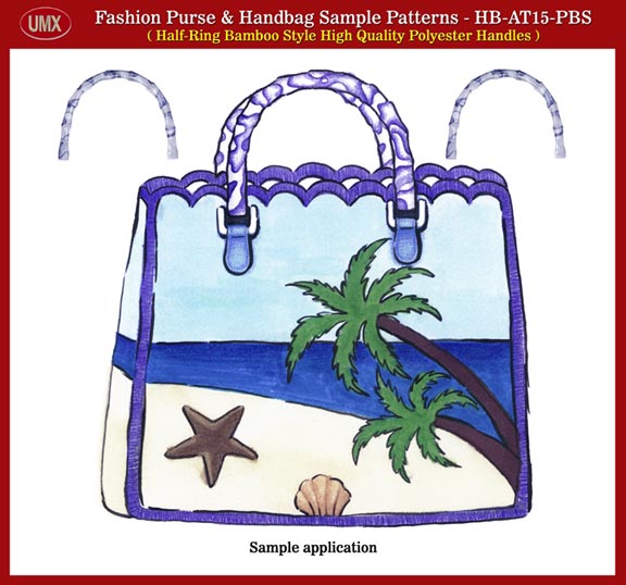 HB-AT15-PBS-PTN-A Fashion Purse and Handbag Sample Patterns