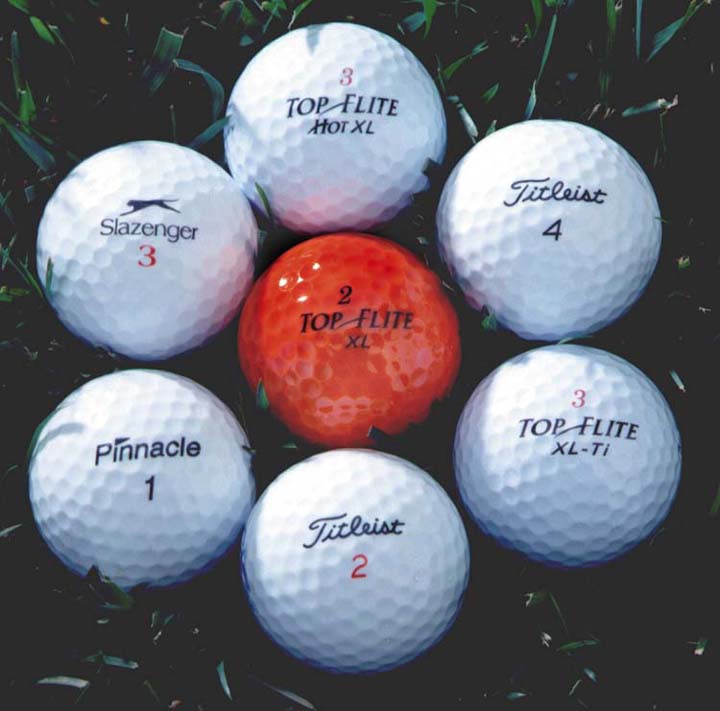 pearl grade experienced golf balls