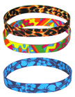 Sewn-On 5/8" Pre-Printed Wrist Ring, Wristband or Wrist Strap Lanyard Without Metal Hardware.