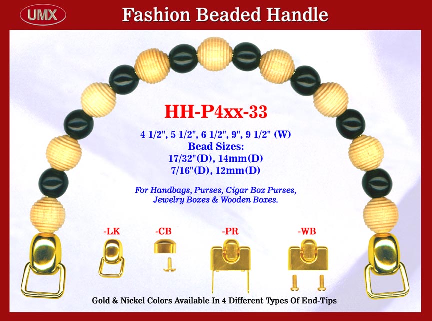 HH-P4xx-33 Stylish Beaded Purse Handle For Wooden Jewelry Box handbag, Wood
Cigar Box Purses