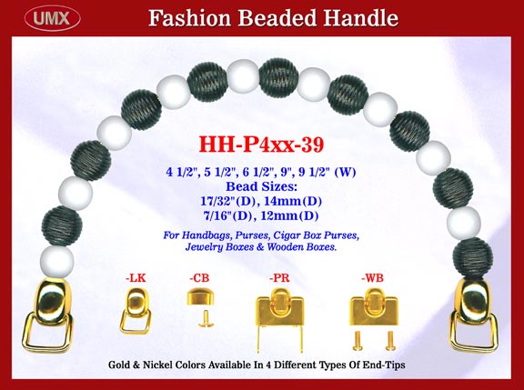 HH-P4xx-39 Stylish Wooded Beads Purse Handle For Wood Jewelry Box handbag, Cigar Box
Purse and Wood Cigarbox